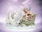 Ceramic Swans With Fairy Music Box, Home Décor, Gift for Her, Gift for Mom, Nature Lover Décor, Cottagecore